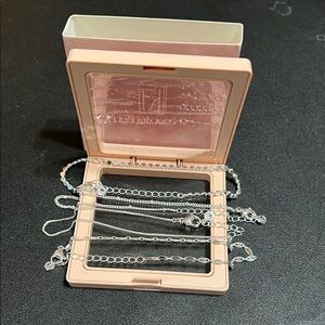 Chic Silver Bracelet Collection - NIB